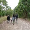 Auntie Fran Bodkin with Peter Read & Sheena Kitchener at William Howe Park, Mt Annan 